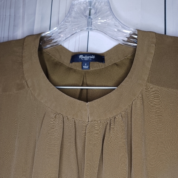 Madewell silk short sleeve dress - Picture 6 of 16